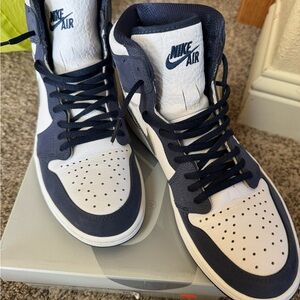 Nike Air Men's Shoes - White and Navy